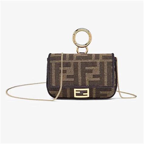 fendi bag charm tote|Fendi nano baguette.